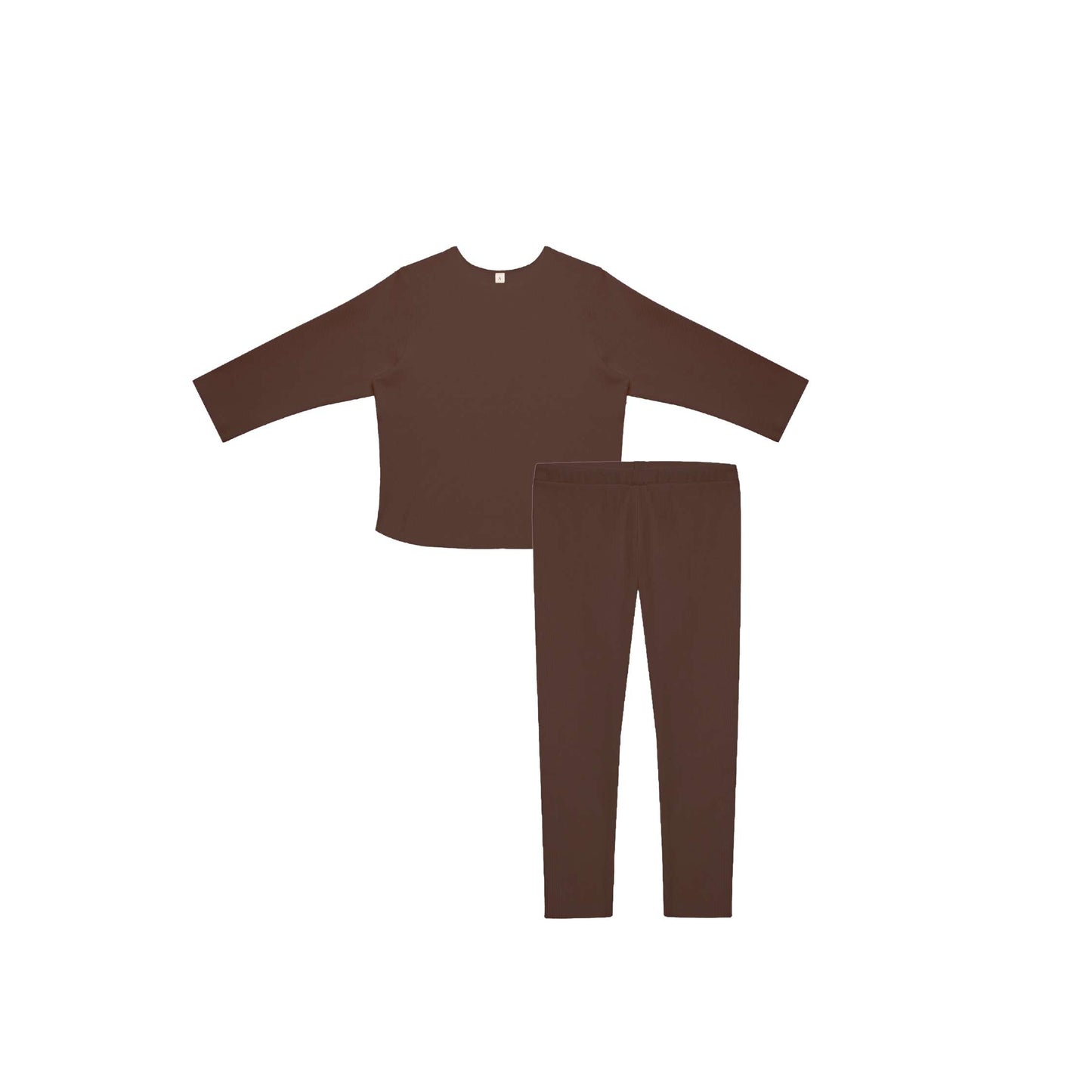RIB SWEATSHIRT SET