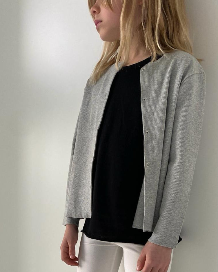 RIB CARDIGAN