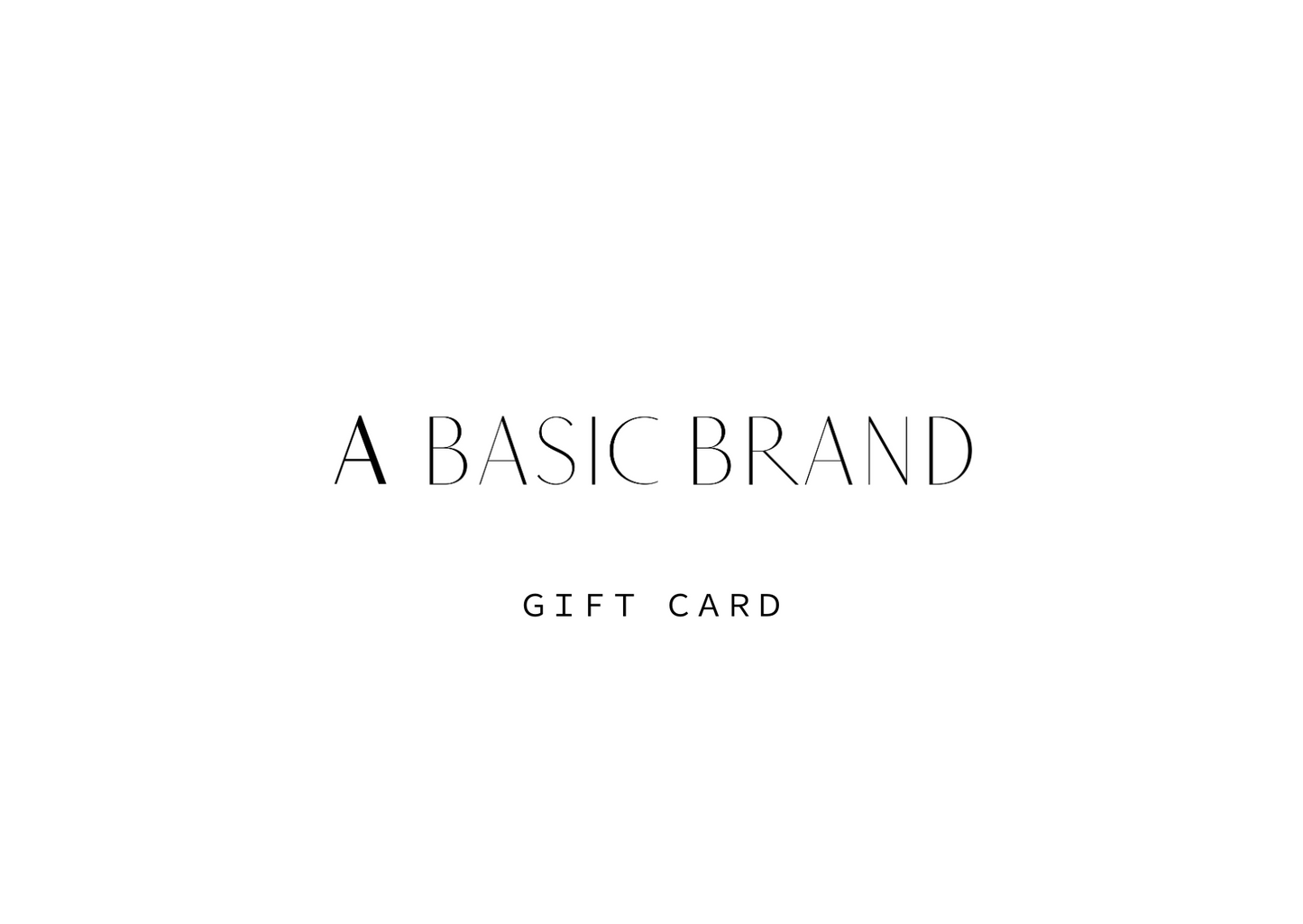 GIFT CARD