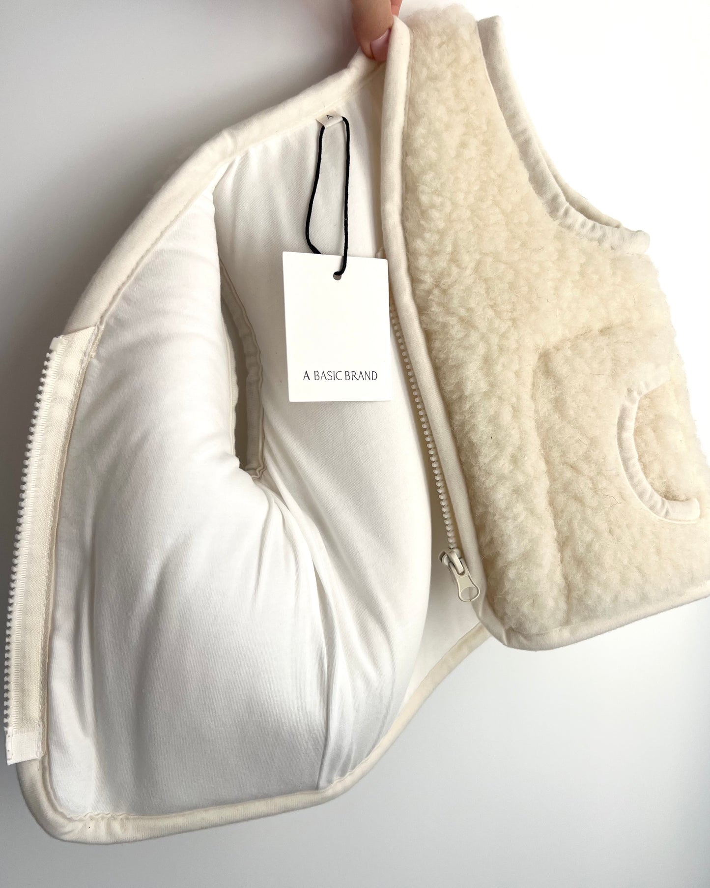 WOOL VEST WITH LINING