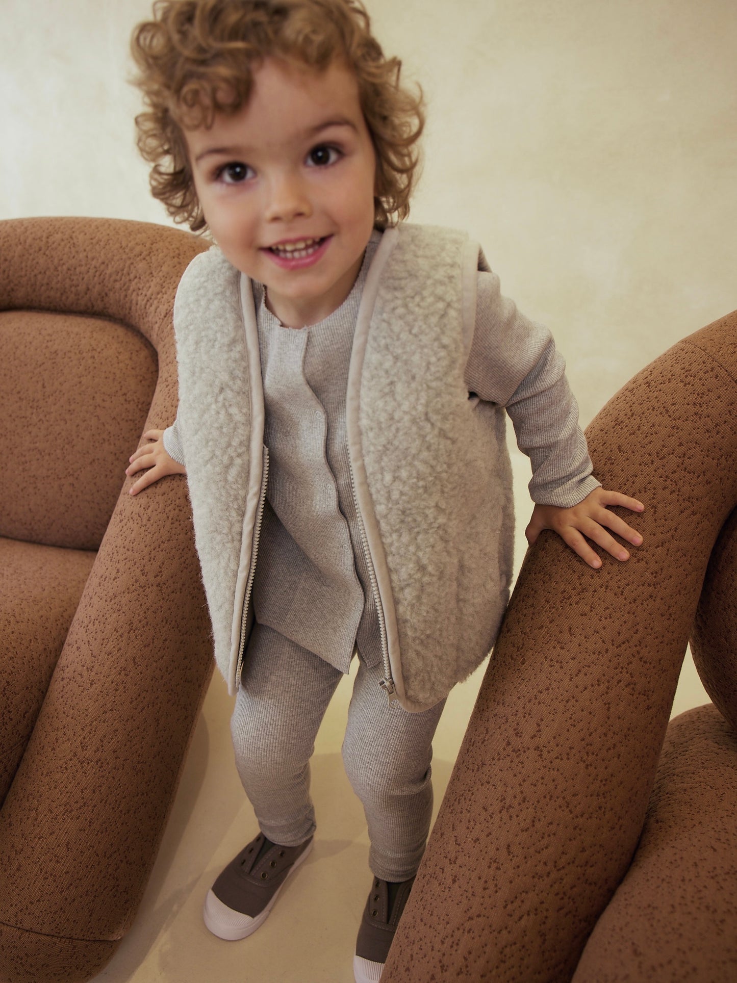 WOOL VEST WITH LINING