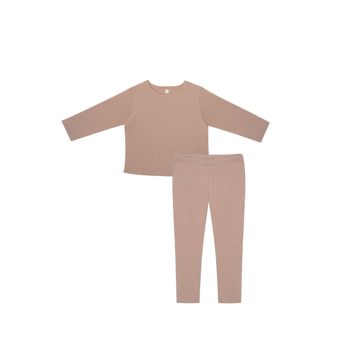 RIB SWEATSHIRT SET
