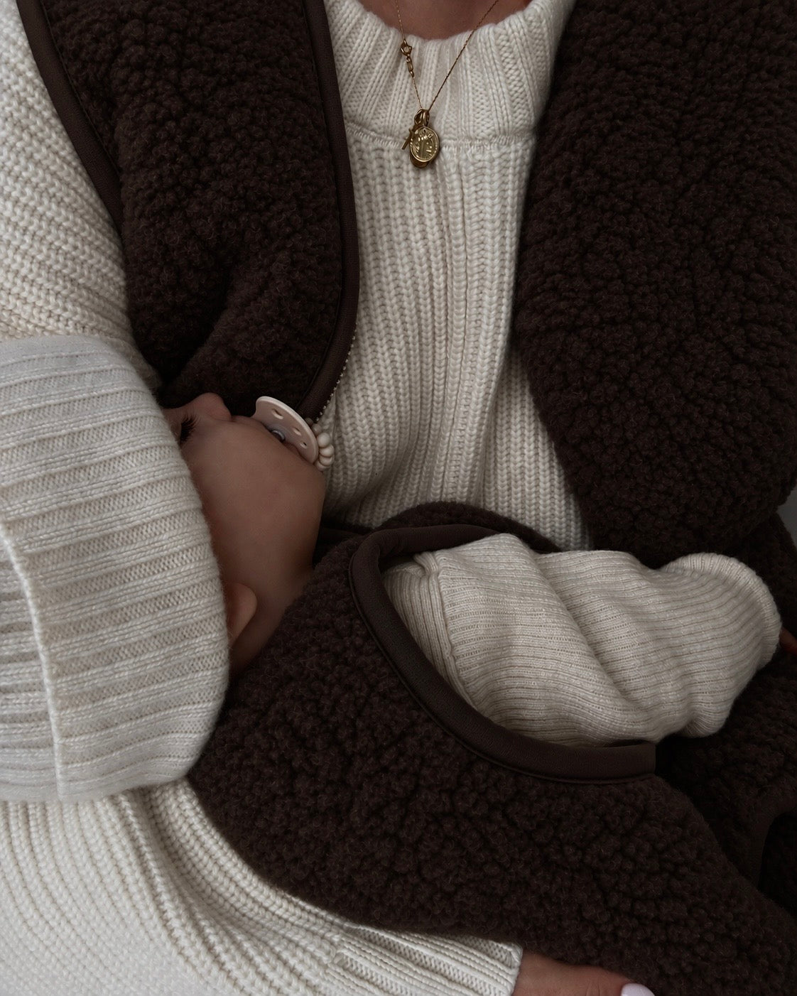 WOOL VEST SET KID & WOMAN