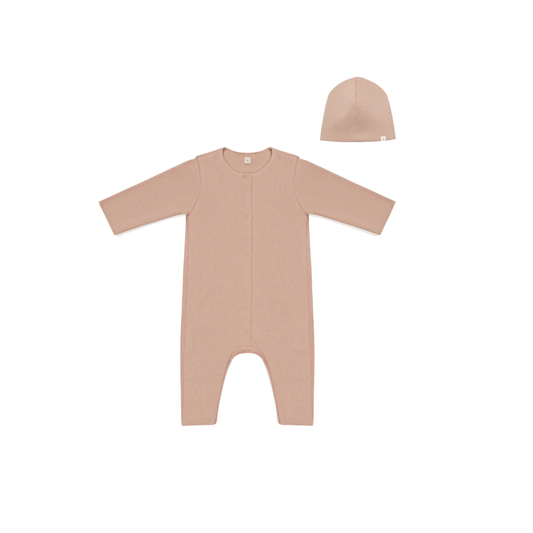 RIB ROMPER SET