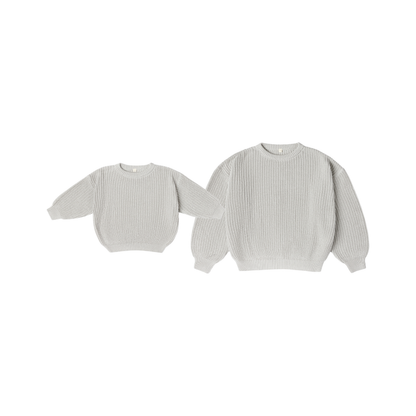 BAWEŁNIANY SWETER DZIECKO + MAMA