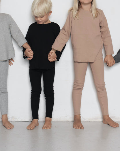 RIB SWEATSHIRT SET