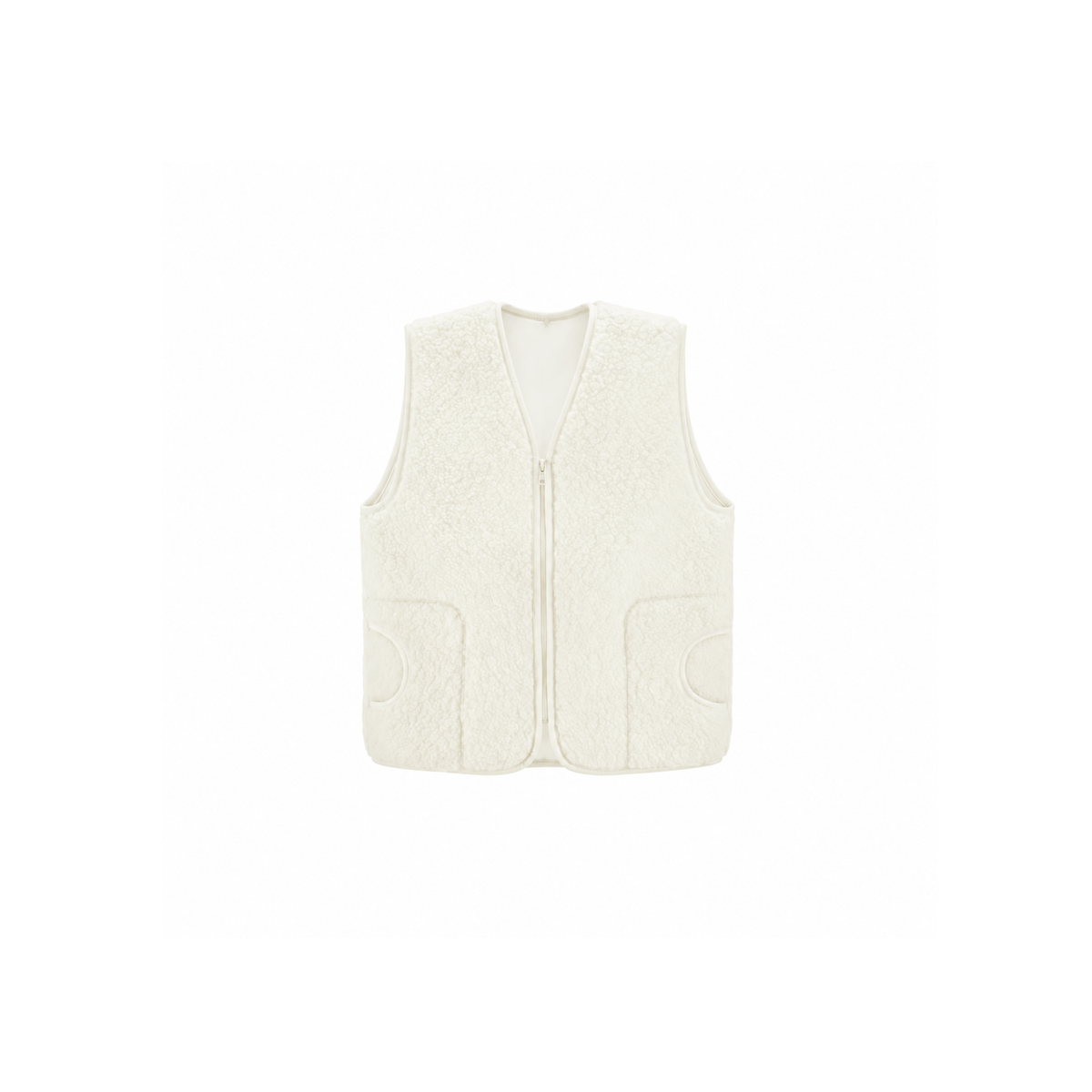 WOMEN'S WOOL VEST WITH LINING