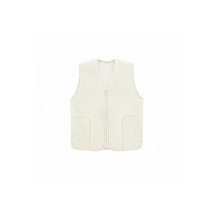 WOMEN'S WOOL VEST WITH LINING