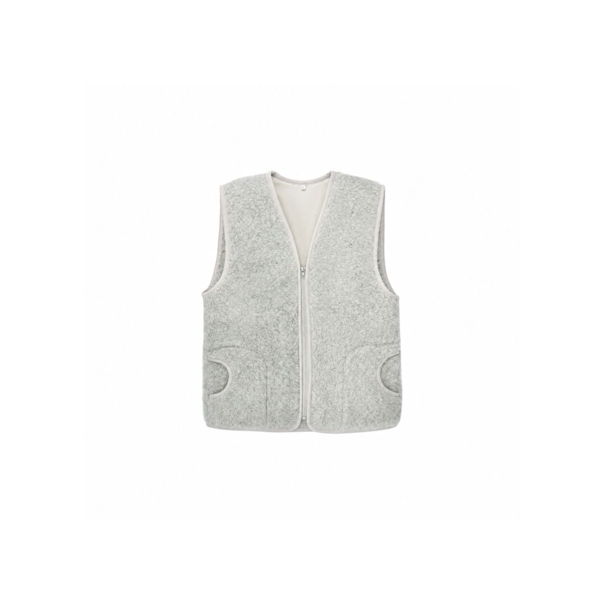 WOMEN'S WOOL VEST WITH LINING