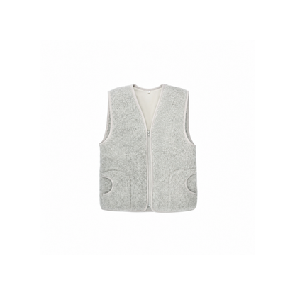 WOMEN'S WOOL VEST WITH LINING