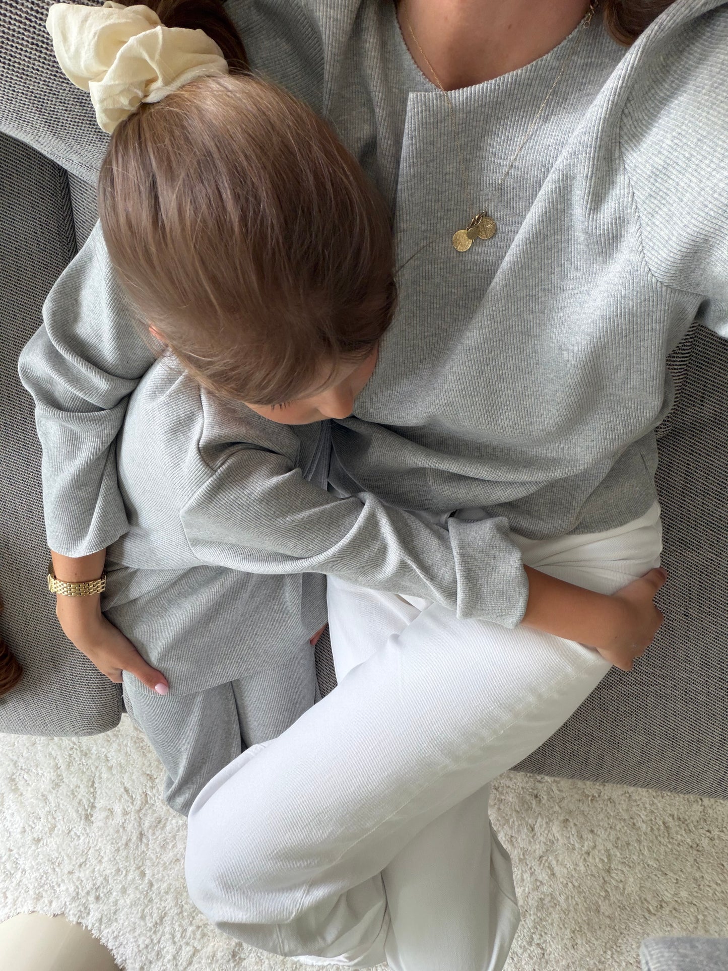 RIB SWEATSHIRT KID & WOMAN