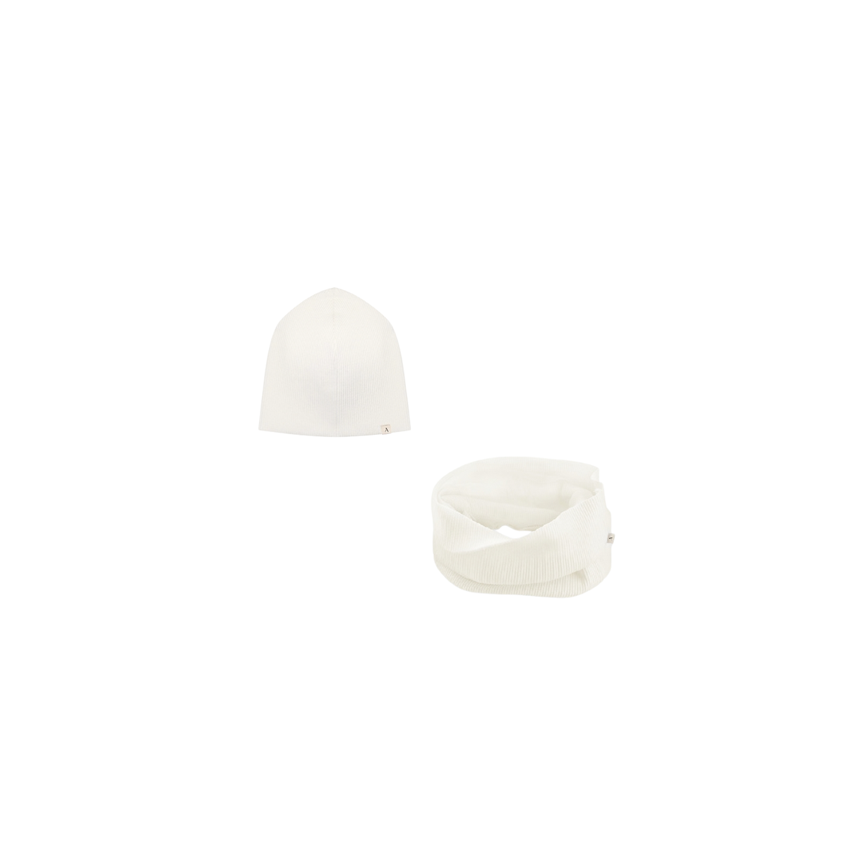 RIB BEANIE SET