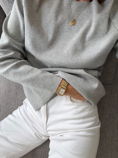 RIB SWEATSHIRT KID & WOMAN
