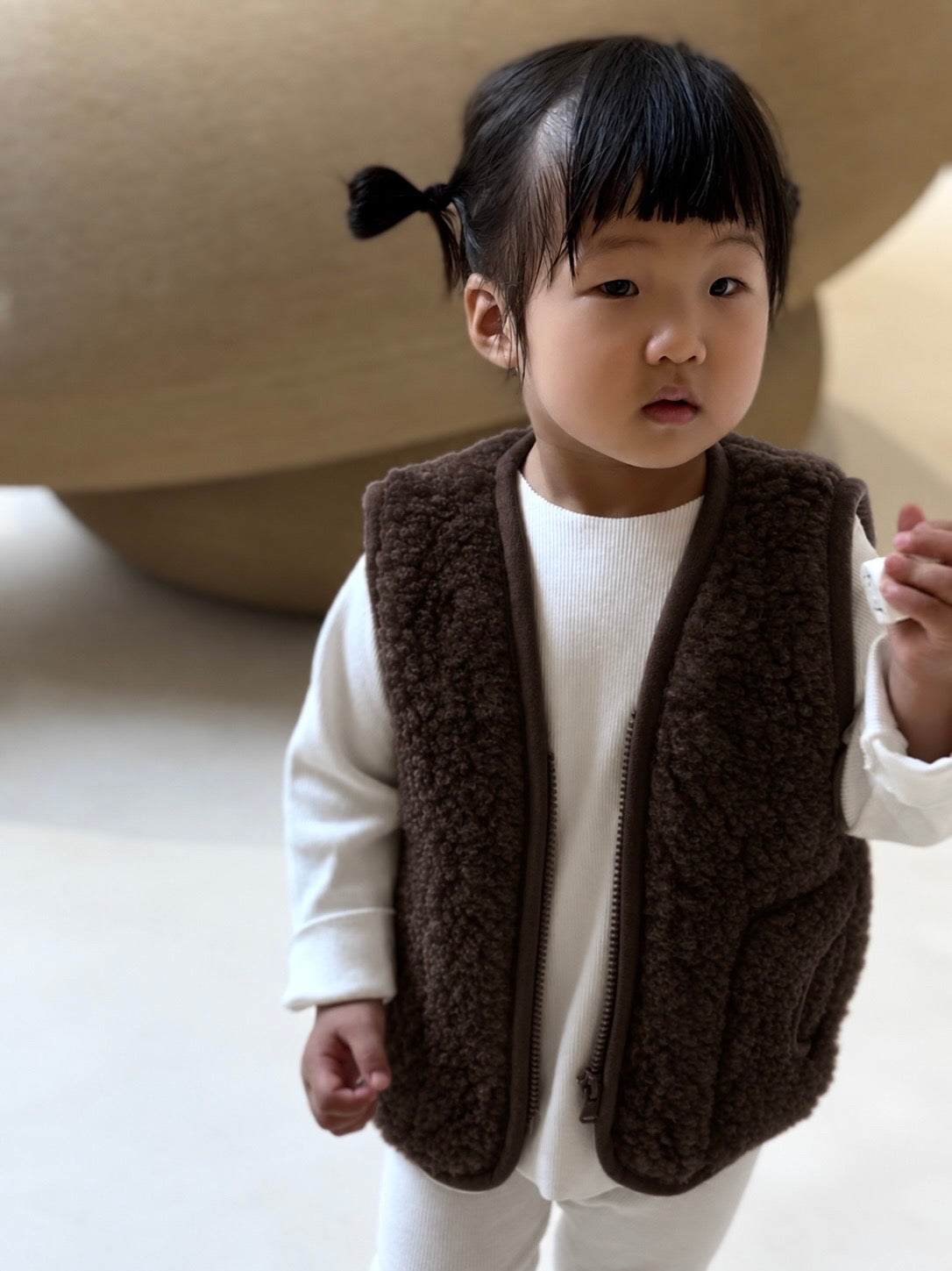GILET IN LANA CON FODERA