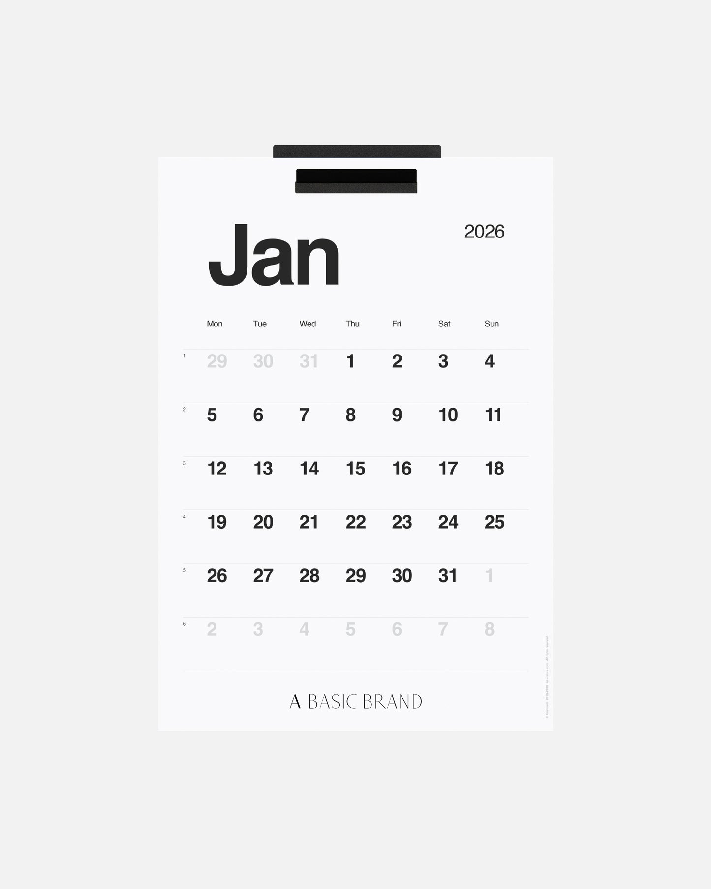 A BASIC CALENDAR