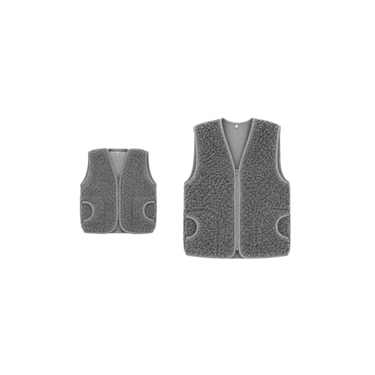 WOOL VEST SET KID & WOMAN