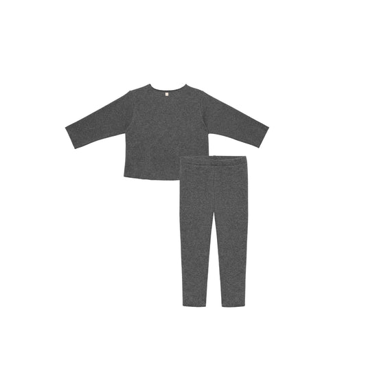 RIB SWEATSHIRT SET