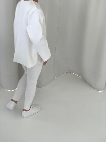 RIB SWEATSHIRT KID & WOMAN