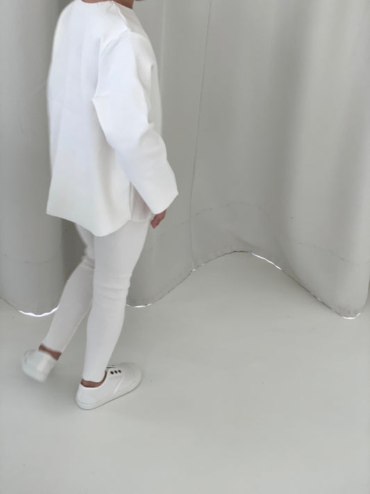 RIB SWEATSHIRT KID & WOMAN