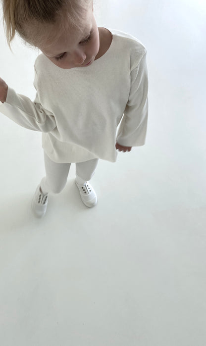 RIB SWEATSHIRT KID & WOMAN