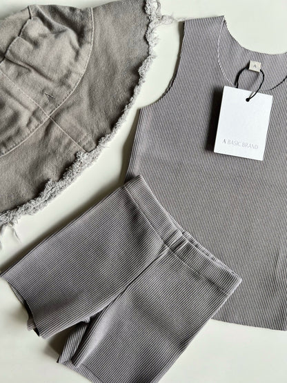 RIB SHORTS SET