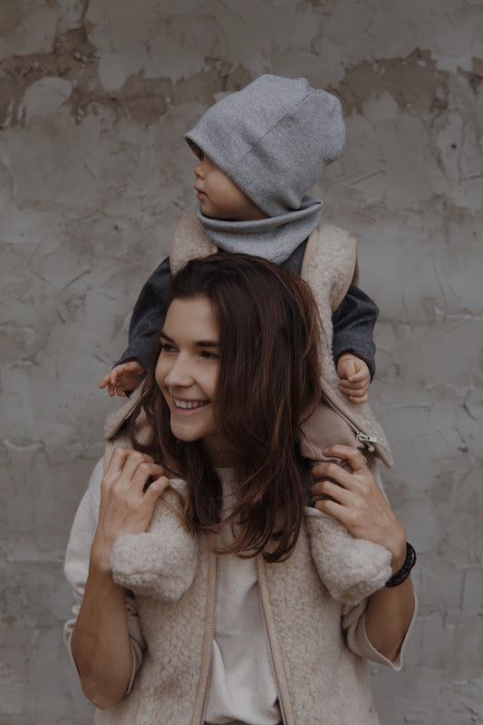 ZESTAW WEŁNIANY DZIECKO + MAMA