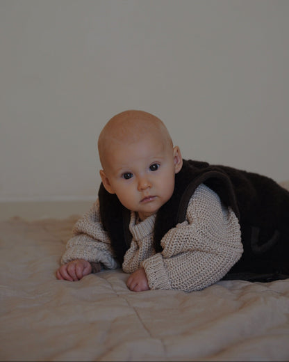 GILET IN LANA CON FODERA