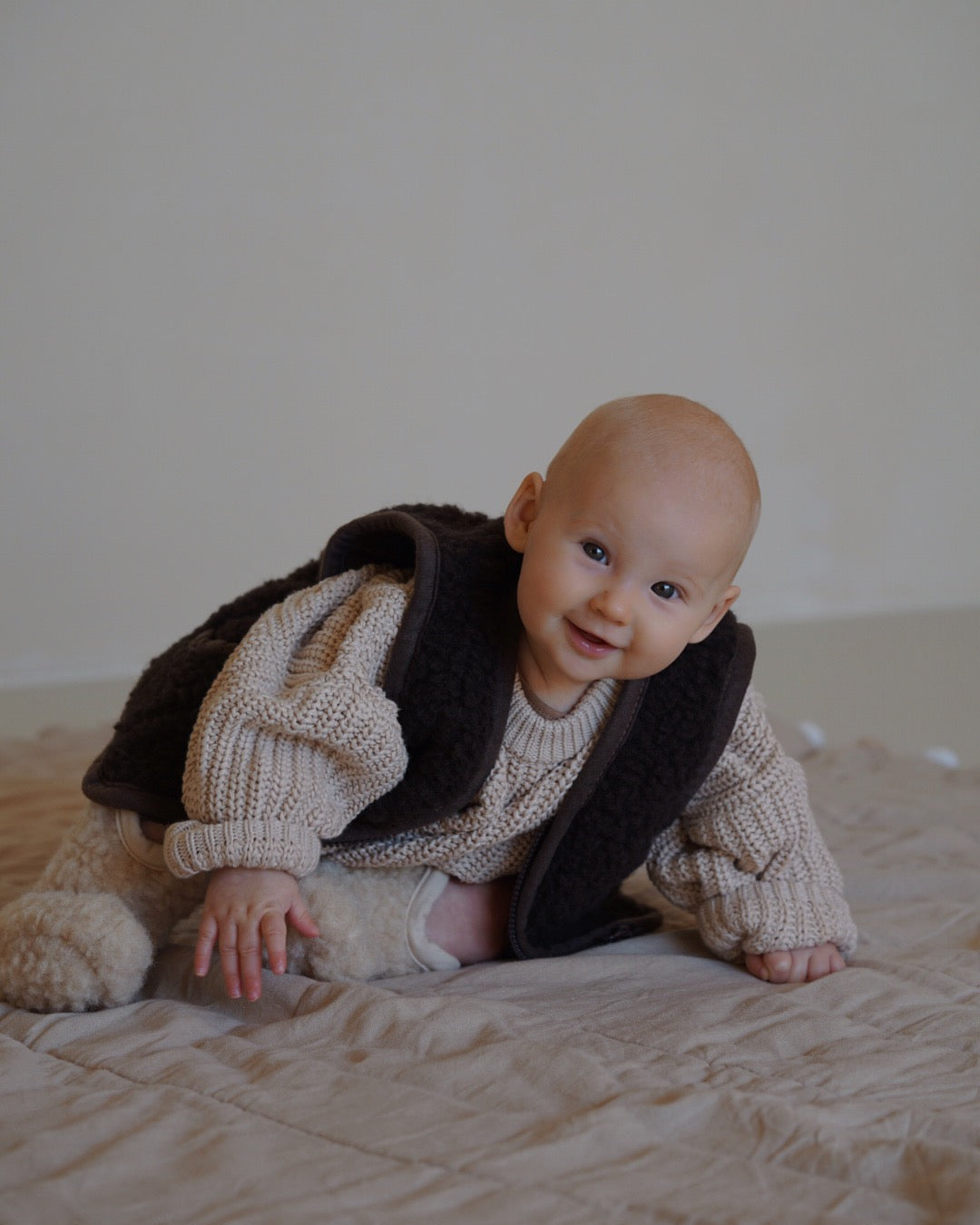 GILET IN LANA CON FODERA