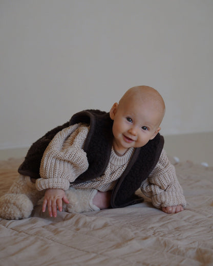 GILET IN LANA CON FODERA