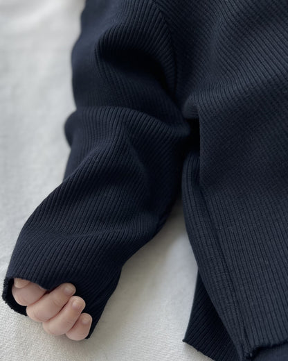 RIB SWEATSHIRT SET