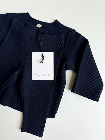 RIB SWEATSHIRT SET