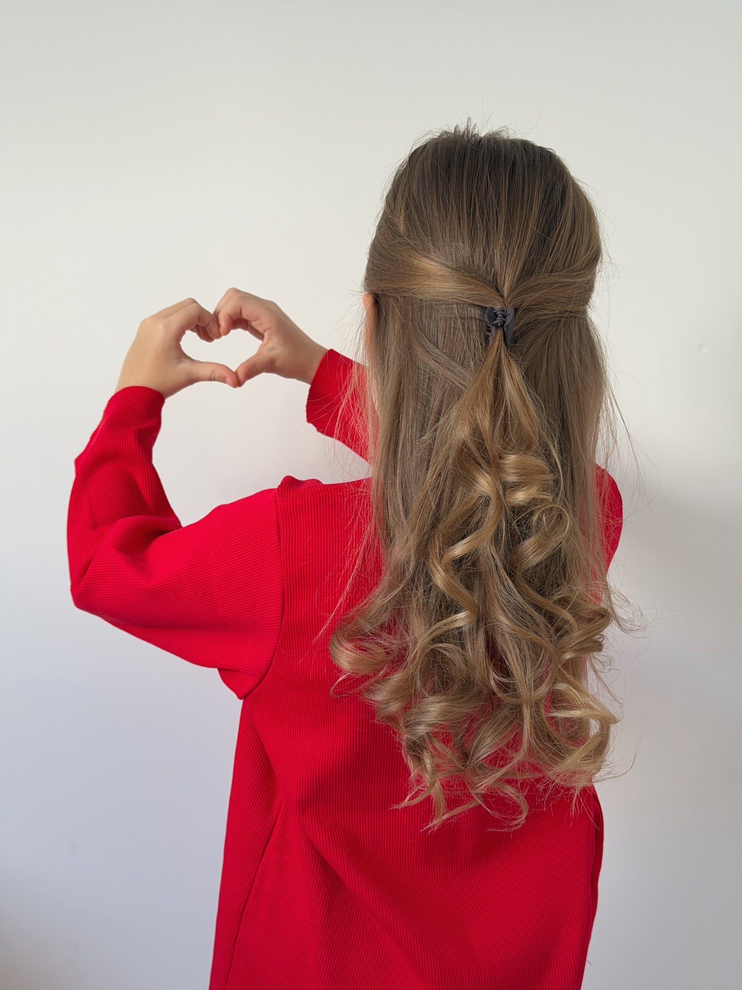 RIB SWEATSHIRT SET RED