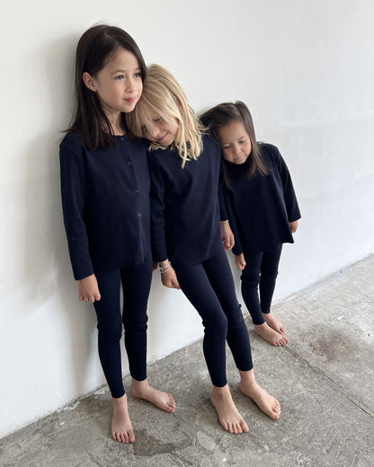 RIB SWEATSHIRT SET