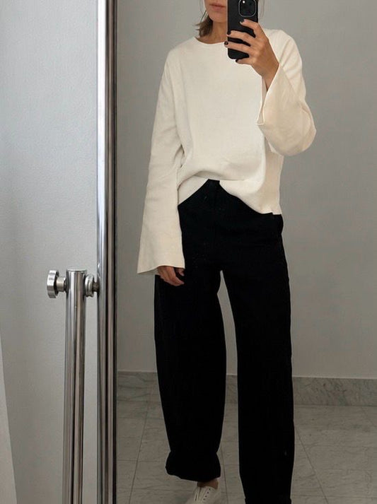 WOMEN'S RIB SWEATSHIRT