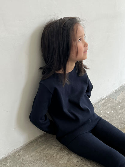 RIB SWEATSHIRT SET