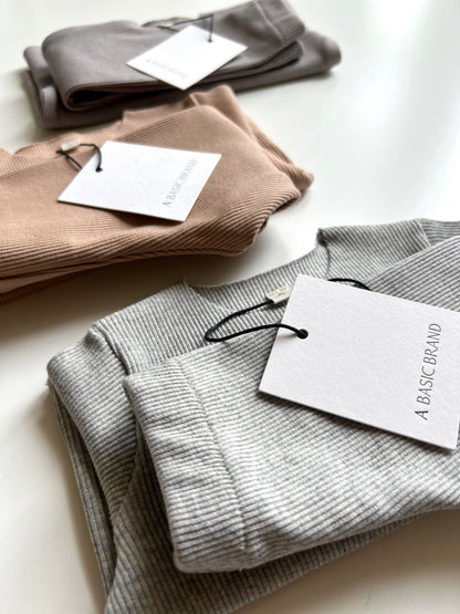 RIB SWEATSHIRT SET
