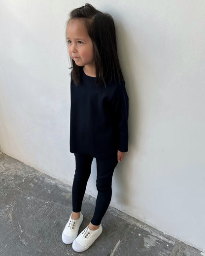 RIB SWEATSHIRT SET