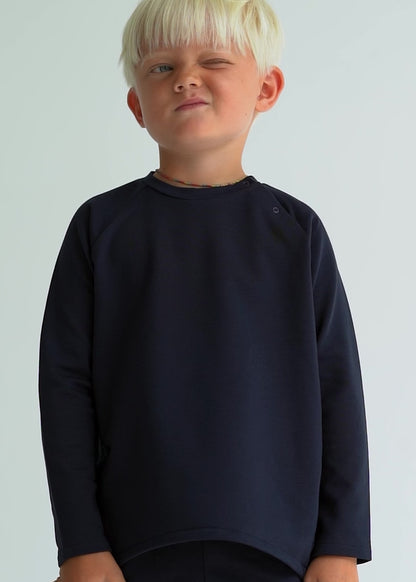 SNAP SWEATSHIRT