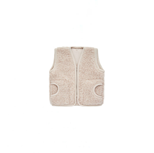 WOOL VEST WITH LINING